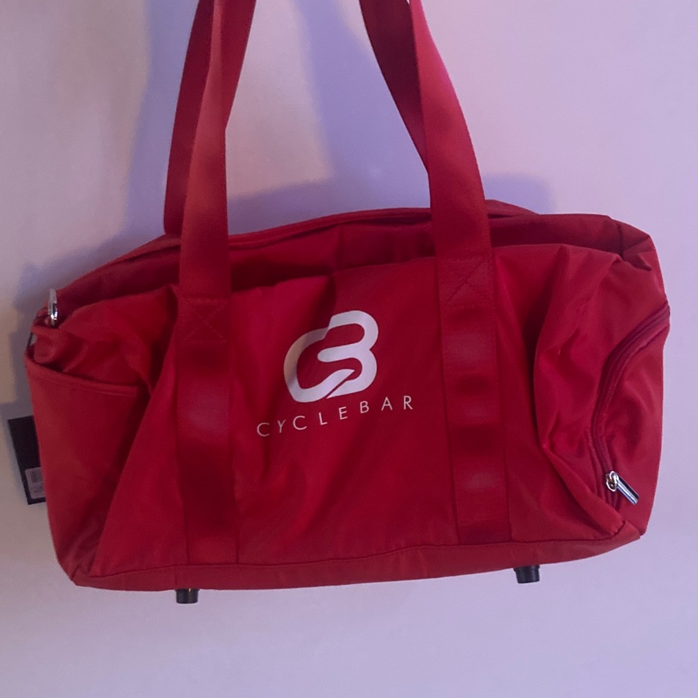 CycleBar Bold Red Duffel Bag